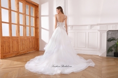 LW2124 Top Seller A line with Ruffle Skirt Bridal Dress