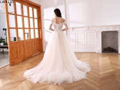 LW4110 Top Seller Off Shoulder Bridal Gown