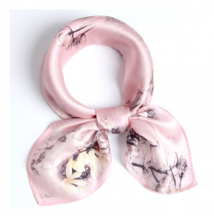 Autumn and winter season silk small square scarf small scarf 100%  silk female autumn fashion fashion thin versatile scarf