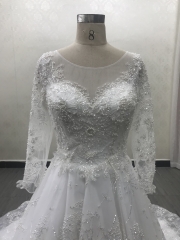 LW4165 New collection Style Tulle Lace Applique Beaded