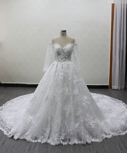 LW4301 New collection style, whole lace, the court trail