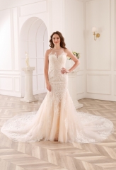 WT4325 New collection new style Tulle Lace Applique Beaded