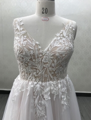 LW4246 Plus Size Wedding Dress