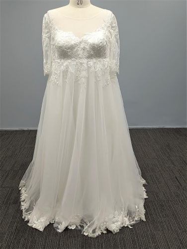 WT3297 Plus Size Wed