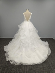 WT4341 Gorgeous Ruffle Skirt Wedding Dress