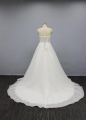 WT4290 New Arrival Gliter Lace Bridal Gown