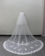 V1105 3.8M Long Bridal Veil