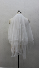 V1103 1M short Bridal Veil 4 layers