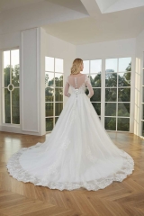 WT4182 2023 New Luxury Wedding Dress Long Sleeves A line