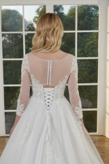 WT4182 2023 New Luxury Wedding Dress Long Sleeves A line