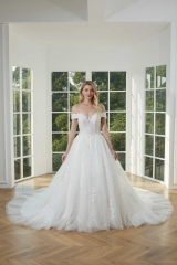 WT4181 2023 New Luxury Wedding Gown Off Shoulder