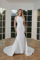 WT4365 2023 New Satin Mermaid Wedding Gown
