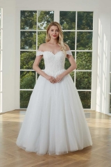 WT4180 2023 New Wedding Dress Floor length Off shoulder