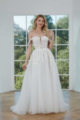 WT4294 2023 New Light Tulle Chic Style Wedding Dress