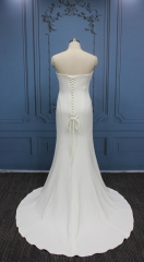WT4415 2023 New Bridal Dress Korean Satin Good Shape
