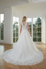 WT4296 2023 New Wedding Dress Straps A line