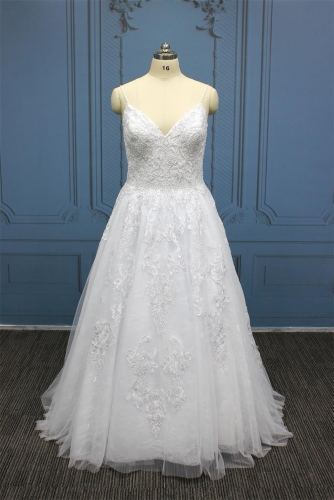 LW4115 Leashion Plus Size Wedding Dress