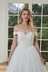 WT4180 2023 New Wedding Dress Floor length Off shoulder