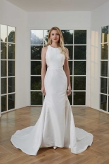 WT4365 2023 New Satin Mermaid Wedding Gown