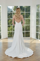 WT4361 2023 New Crepe Mermaid Wedding Dress