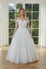 WT4180 2023 New Wedding Dress Floor length Off shoulder