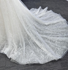 WT4190 Unique new gorgous design lace wedding gown