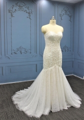 WT4383 new design lace sweetheart mermaid dress,