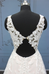 WT4502 Blush Shiny Light tulle wedding dress