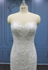 WT4383 new design lace sweetheart mermaid dress,