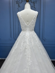 WT4193 New Luxury Lace & Beads Ball Gown