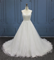 WT4193 New Luxury Lace & Beads Ball Gown