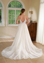 WT4701 2024 New Gorgeous Lace A line wedding dress