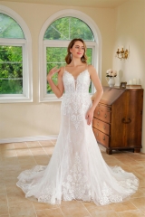 WT4712 2024 New Elegant lace Mermaid wedding dress