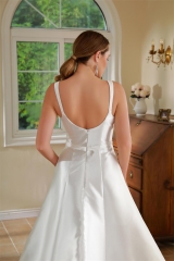 WT4610 2024 new quality plain Midado A line wedding gown