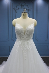 WT4409 Straps Lace Ball Gown