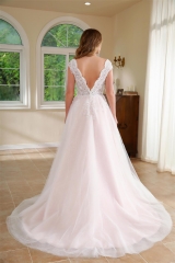 WT4510 2024 New Lace Light Tulle A line wedding dress