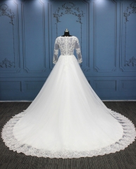 WT2282 Long sleeves Ball Gown