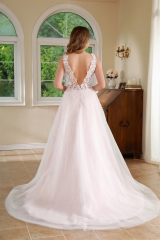 WT4508 2024 New Lace Light Tulle A line wedding dress