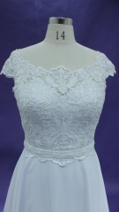 LW2113 Chiffon wedding dress