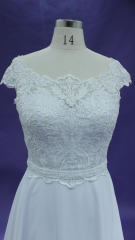 LW2113 Chiffon wedding dress