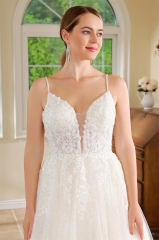 WT4701 2024 New Gorgeous Lace A line wedding dress