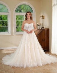 WT4710 2024 New Luxury Lace & Beads Ball Gown