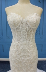 WT4427 New Sweetheart Lace Mermaid wedding dress