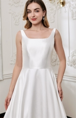 WT4851 New Straps Mikado Ball Gown