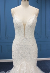 WT4811 Beading straps Mermaid dress