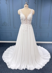 WT4696 D lace and beading Chiffon dress