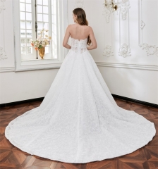 WT4749 Luxury lace beading ball gown
