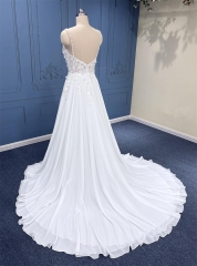 WT4696 D lace and beading Chiffon dress