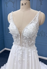 WT4696 D lace and beading Chiffon dress