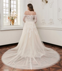 WT4883 2 in 1 luxury mermaid dress